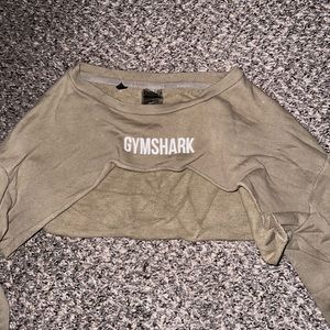 GymShark Olive Green Cropped Sweater/Shrug